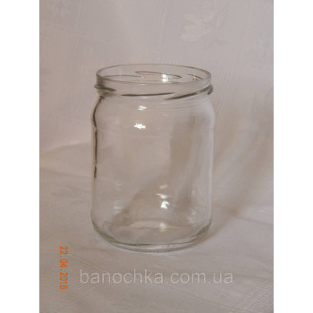 Склобанка 460 мл з горловиною твіст 82 мм (15 штук в упаковці)