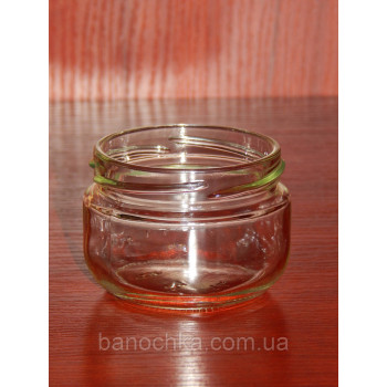 Банка скляна 100 мл з горловиною твіст 66 мм (24 штуки в упаковці)