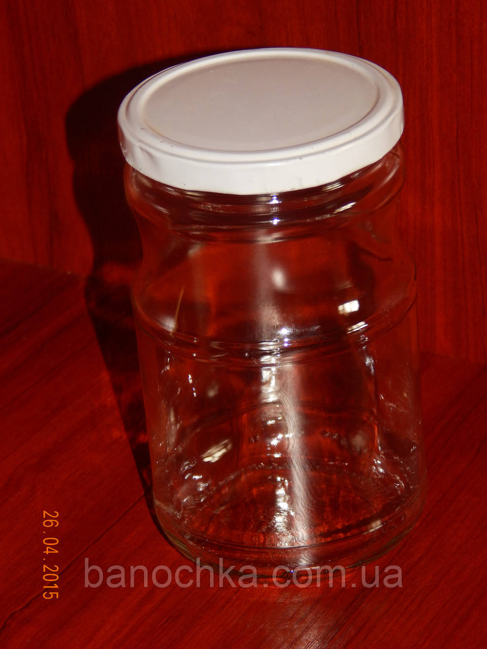 Банка скляна 720 мл твіст 82 Curved (15 штук в упаковці)