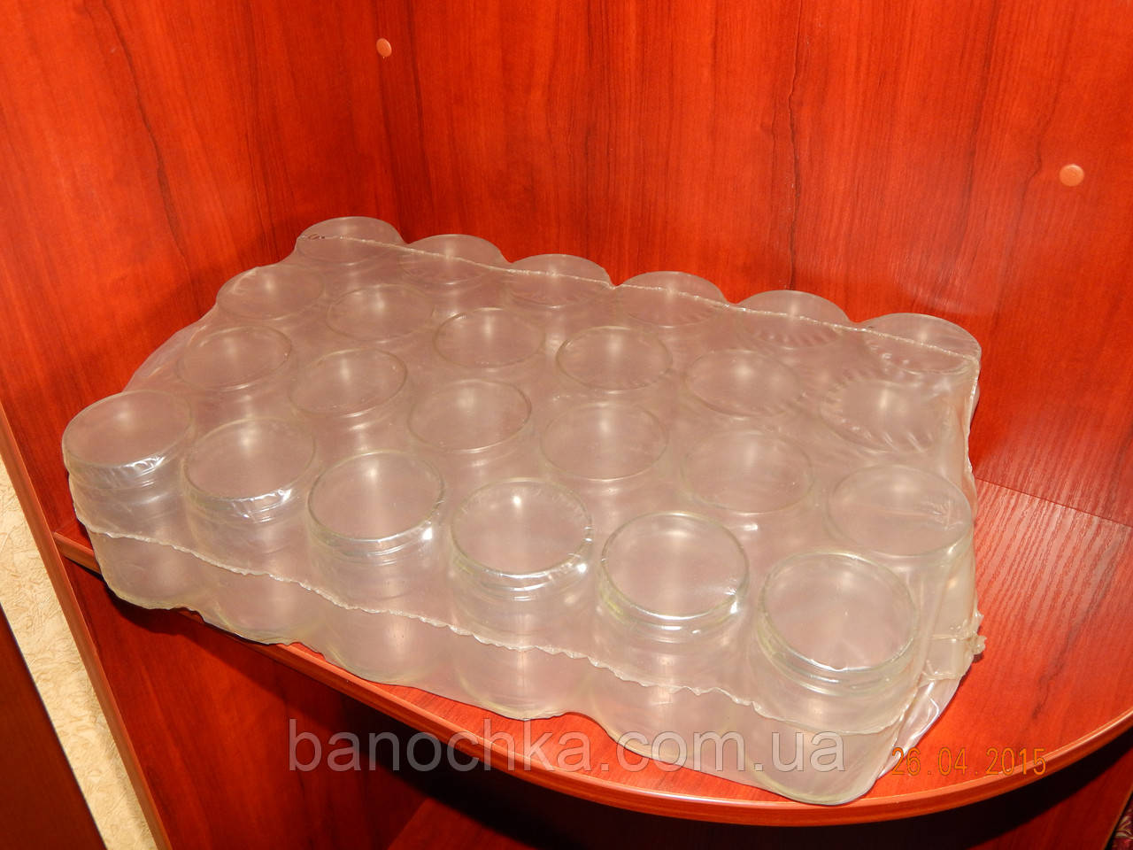 Банка скляна 250 мл з горловиною твіст 66 мм (24 штуки в упаковці)