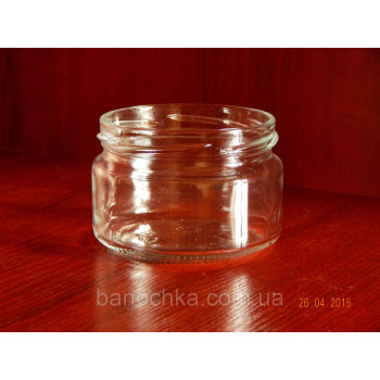 Банка скляна 250 мл з горловиною твіст 82 мм (15 штук в упаковці)
