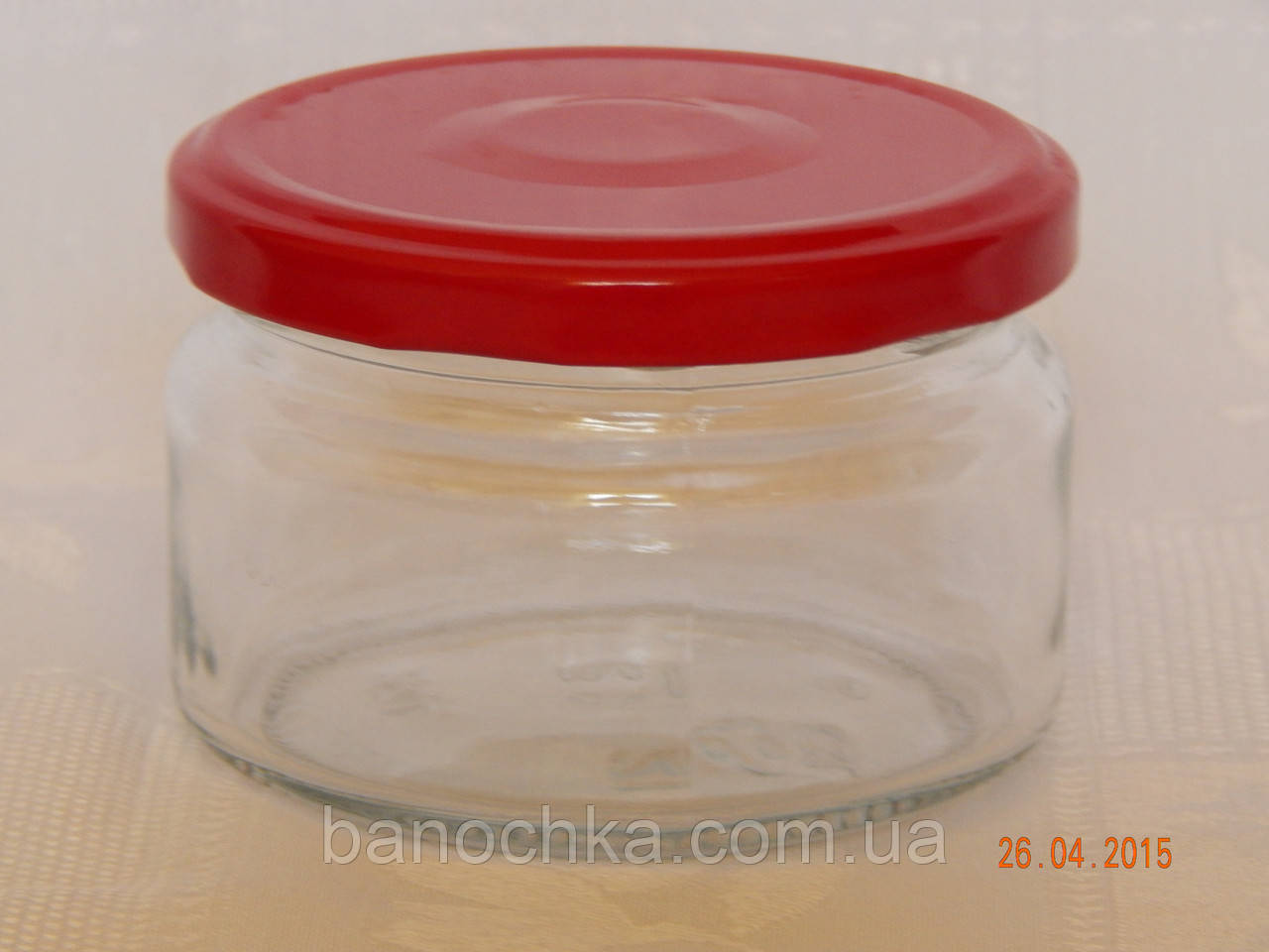 Банка скляна 250 мл з горловиною твіст 82 мм (15 штук в упаковці)