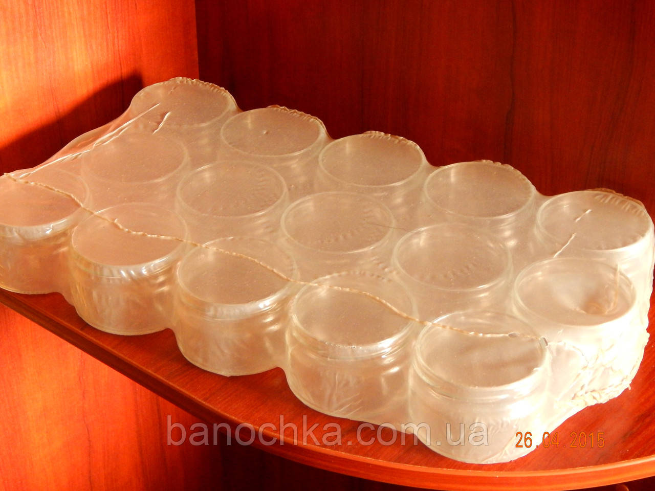 Банка скляна 250 мл з горловиною твіст 82 мм (15 штук в упаковці)