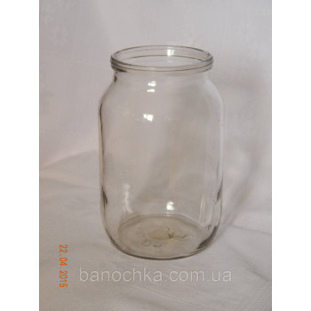 Банка скляна 1 л СКО I-82 (12 штук в упаковці)