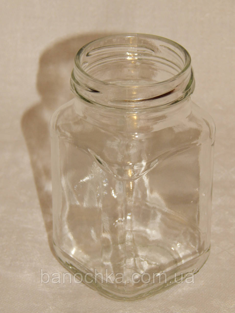 Банка скляна 300 мл (твіст 58) Кубик (24 штуки в упковці)