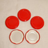 Кришка закаточна твіст-офф розмір 53 мм червона