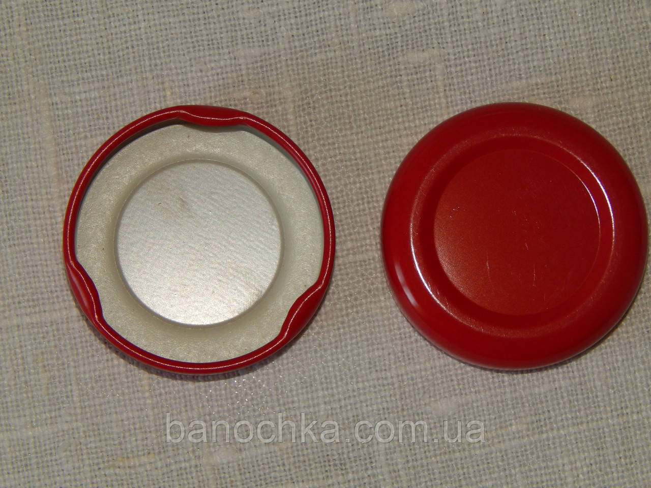 Кришка закаточна твіст-офф розмір 38 мм червона
