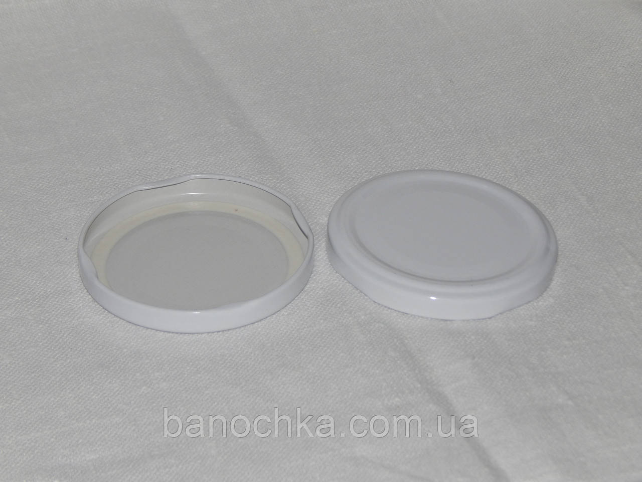 Кришка закаточна твіст-офф розмір 66 мм біла