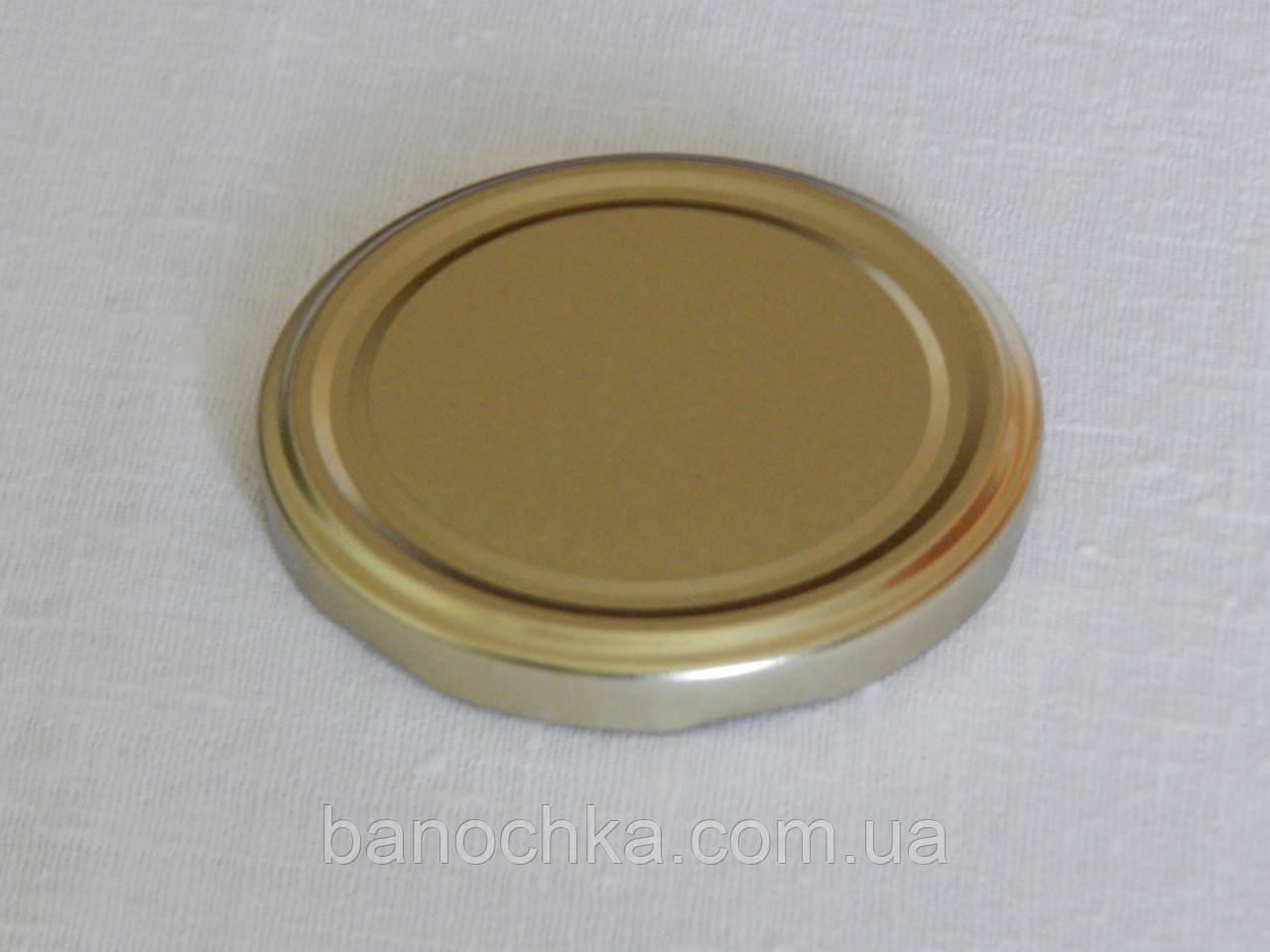 Кришка закаточна твіст-офф розмір 82 мм золото