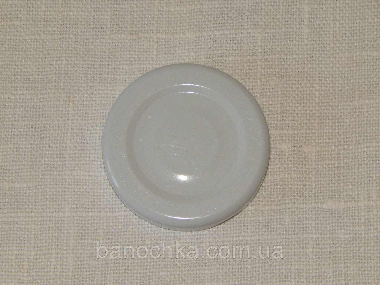 Кришка закаточна твіст-офф розмір 48 мм біла