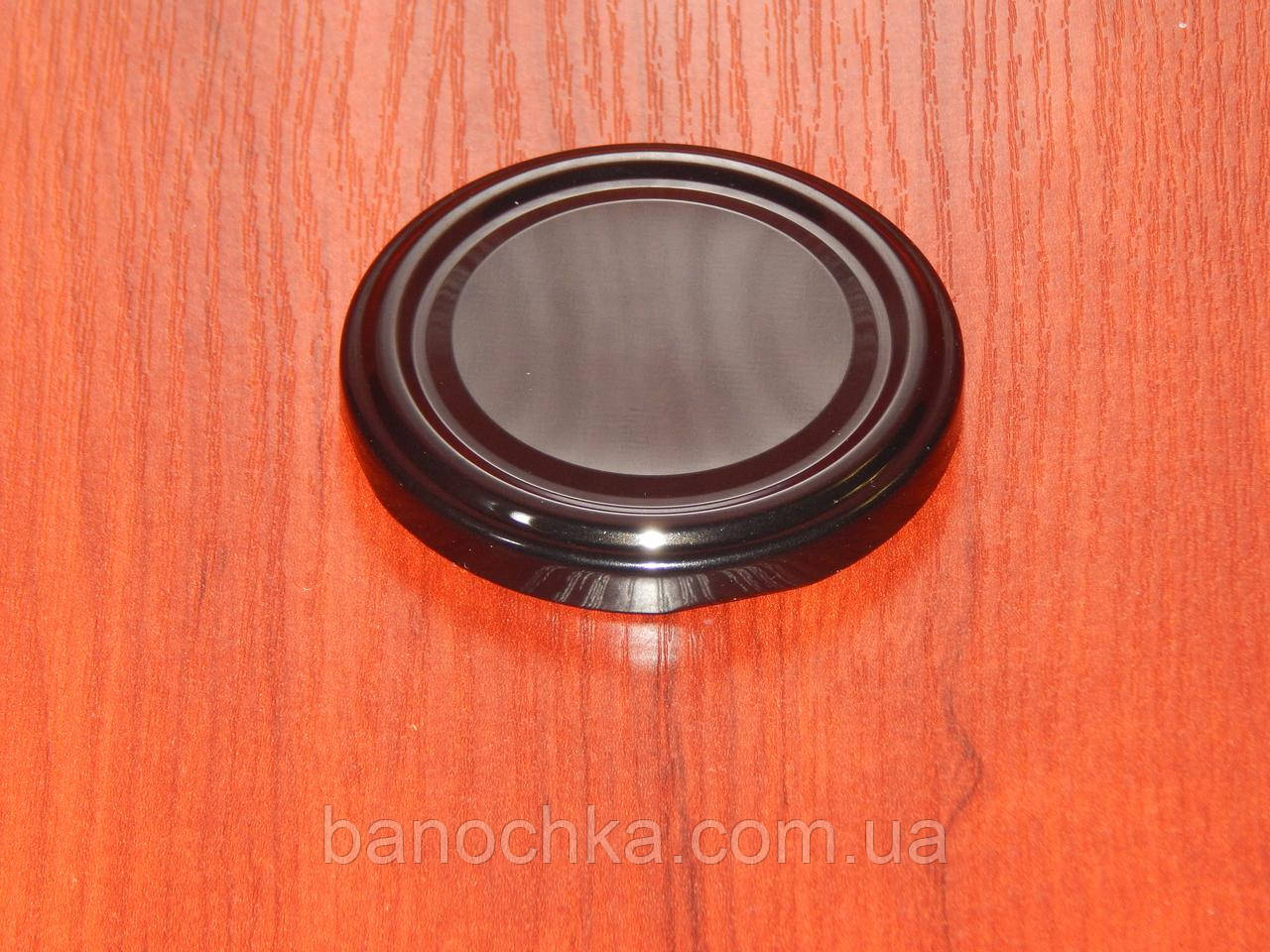 Кришка закаточна твіст-офф розмір 66 мм чорна