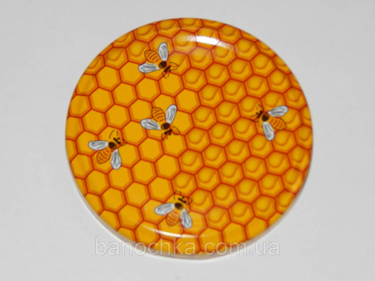 Кришка закаточна твіст-офф розмір 66 мм медова