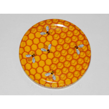 Кришка закаточна твіст-офф розмір 66 мм медова