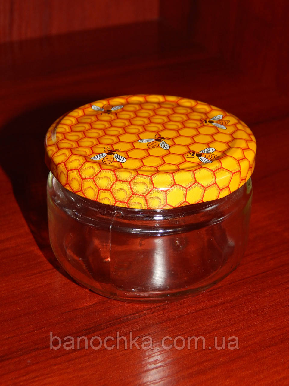 Кришка закаточна твіст-офф розмір 66 мм медова