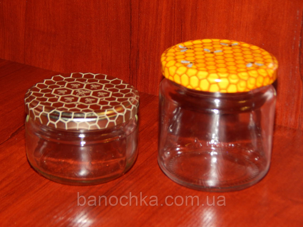 Кришка закаточна твіст-офф розмір 66 мм медова