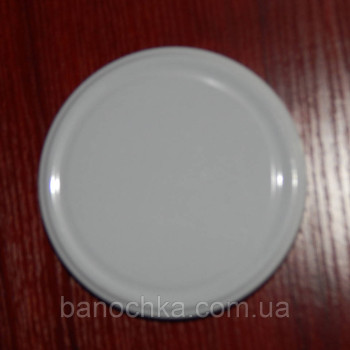 Кришка закаточна твіст-офф розмір 53 мм біла