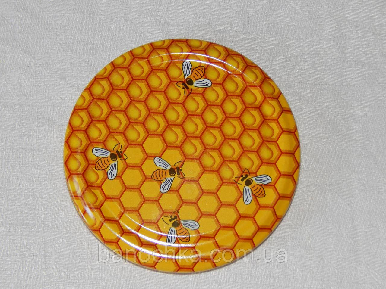 Кришка закаточна твіст-офф 82 мм медова