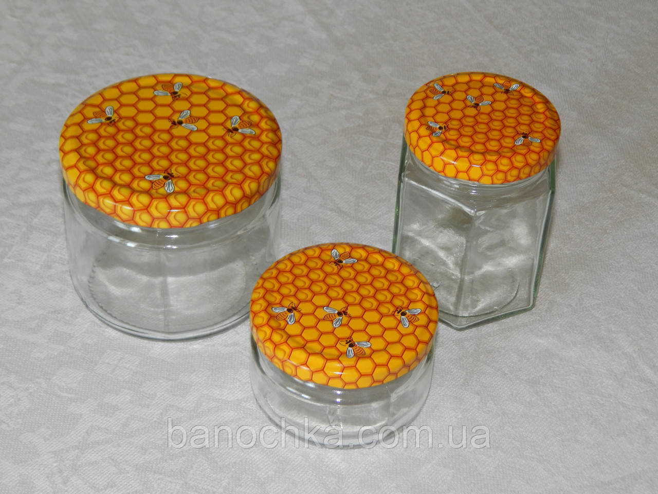 Кришка закаточна твіст-офф 82 мм медова