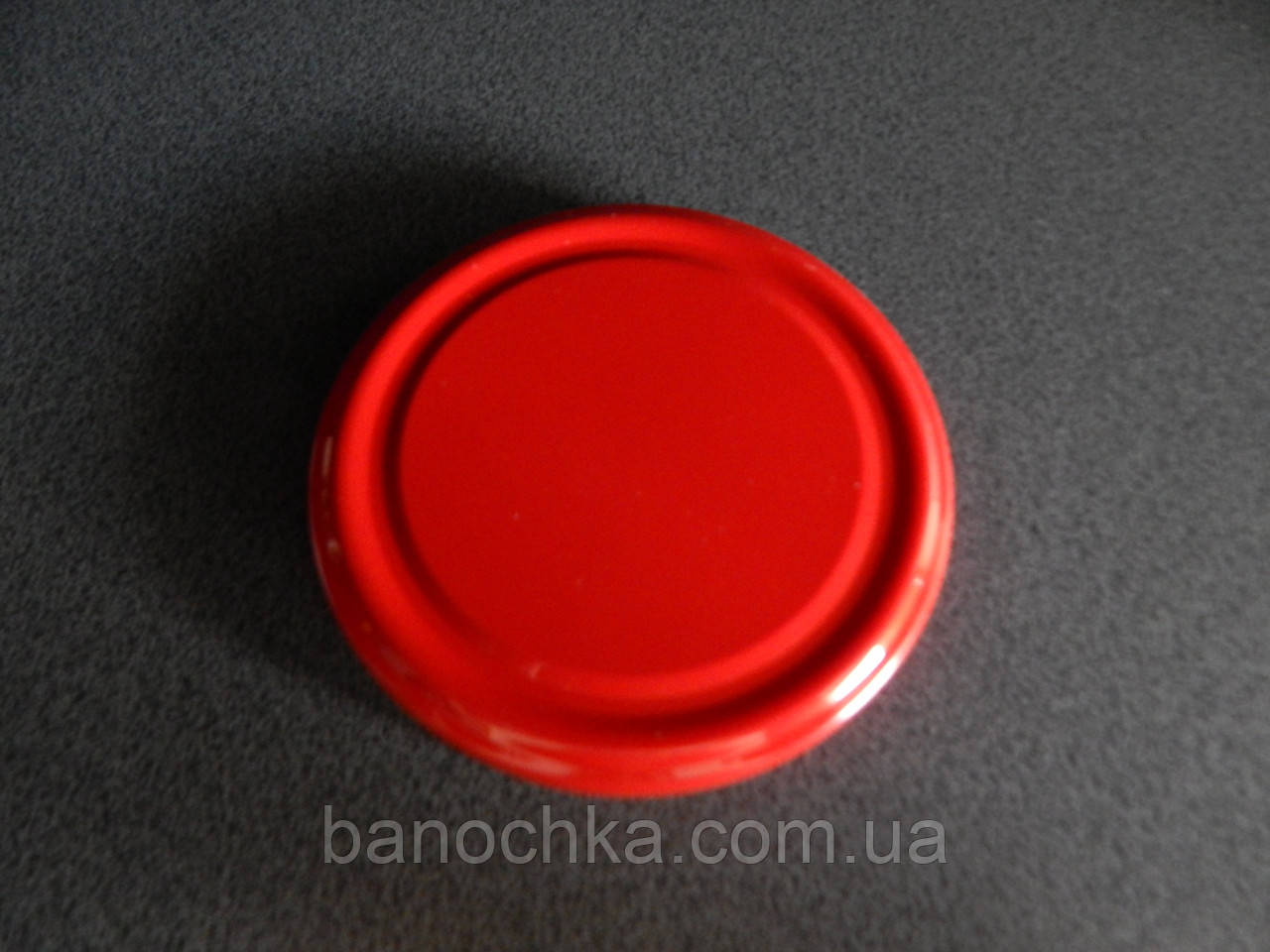 Кришка закаточна твіст-офф 100 мм червона (на банки з широкою горловиною)