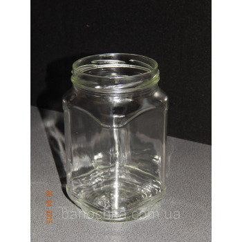 Банка скляна 720 мл з горловиною твіст 82 Кубик (12 штук в упаковці)