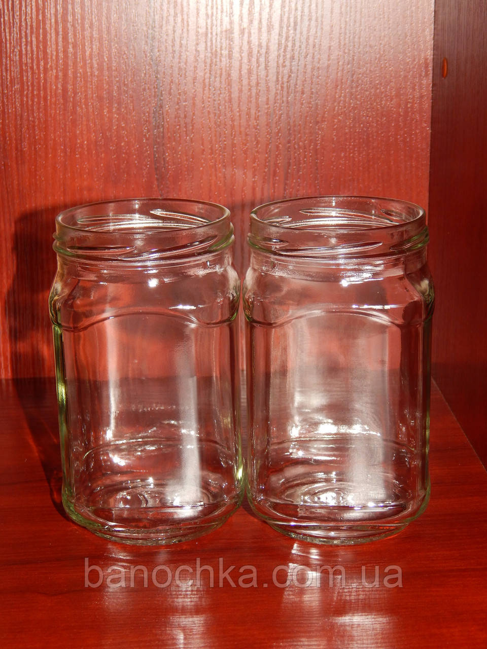 Банка скляна 720 мл з горловиною твіст 82 Кубик (12 штук в упаковці)