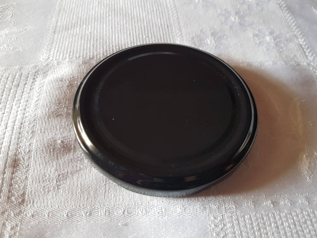 Кришка закаточна твіст-офф розмір 82 мм чорна