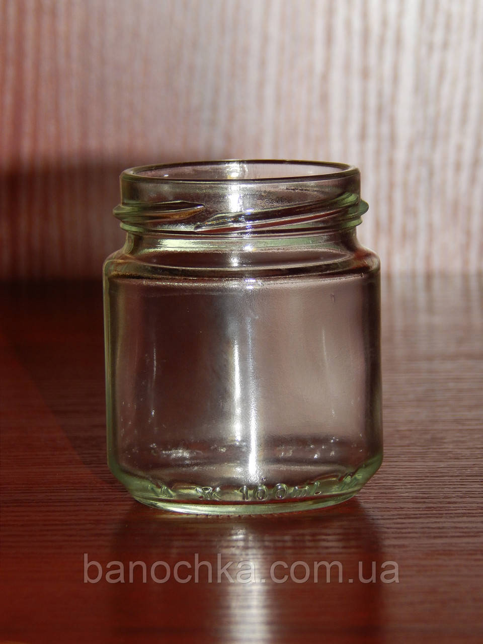 Банка склянна 100 мл з горловиною твіст 53 мм (40 штук в упаковці)