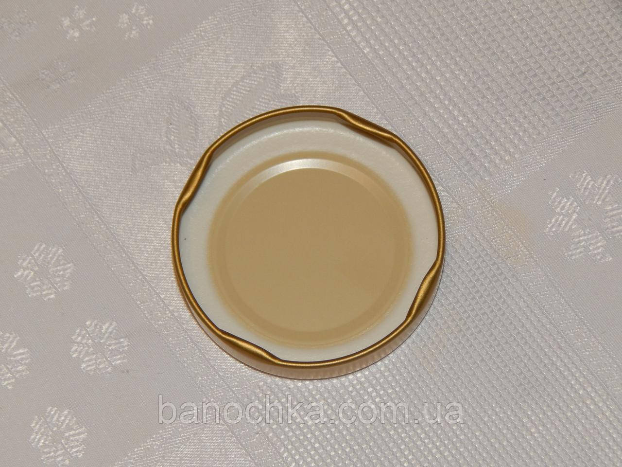 Кришка закаточна твіст-офф 63 мм Deep золото (висота 15 мм)