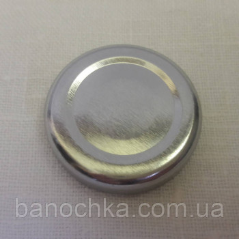 Кришка закаточна твіст-офф розмір 53 мм срібло