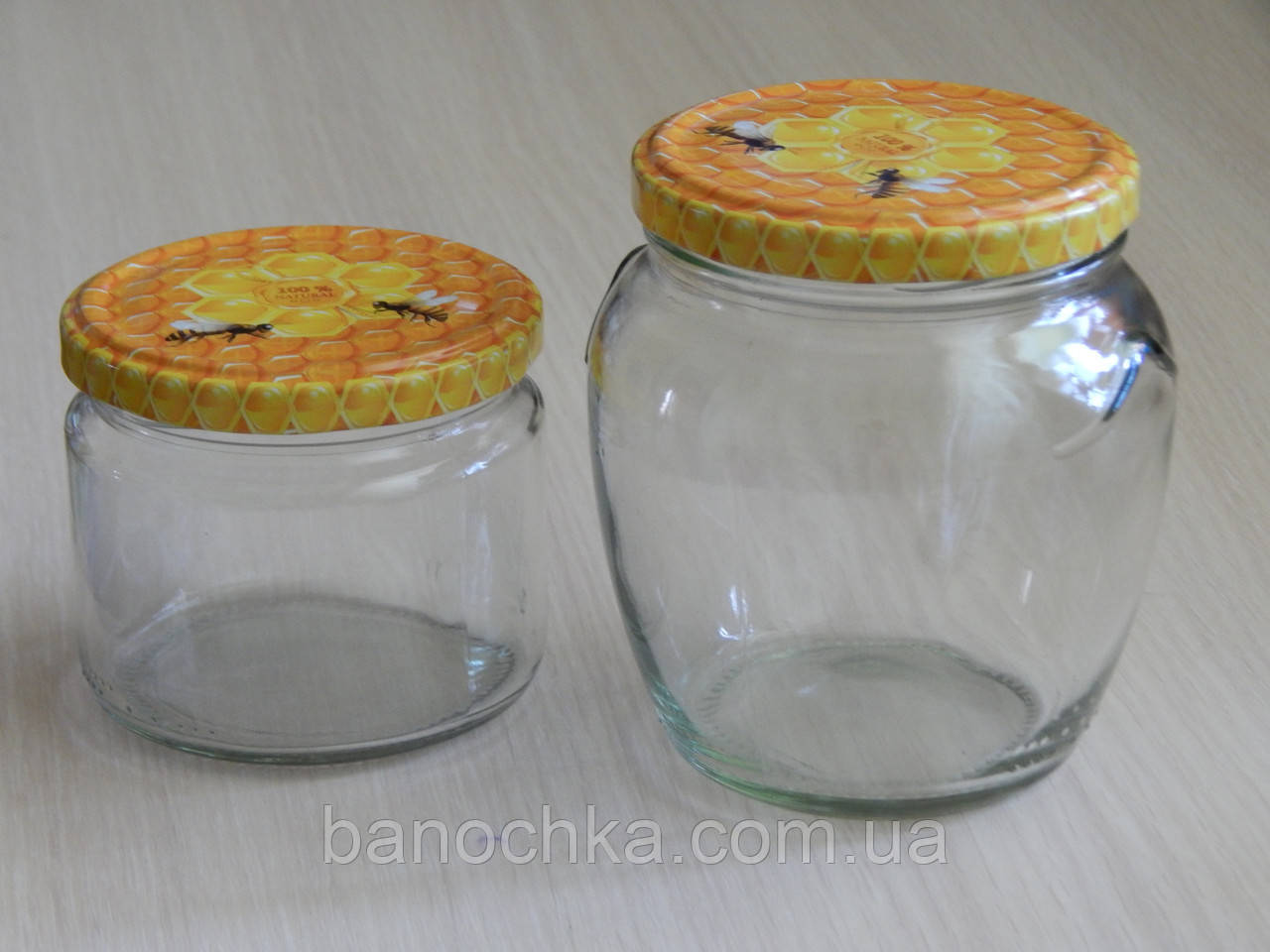 Кришка закаточна твіст-офф розмір 66 мм дві бджілки