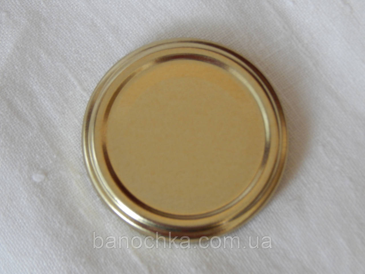 Кришка закаточна твіст-офф розмір 70 мм золото