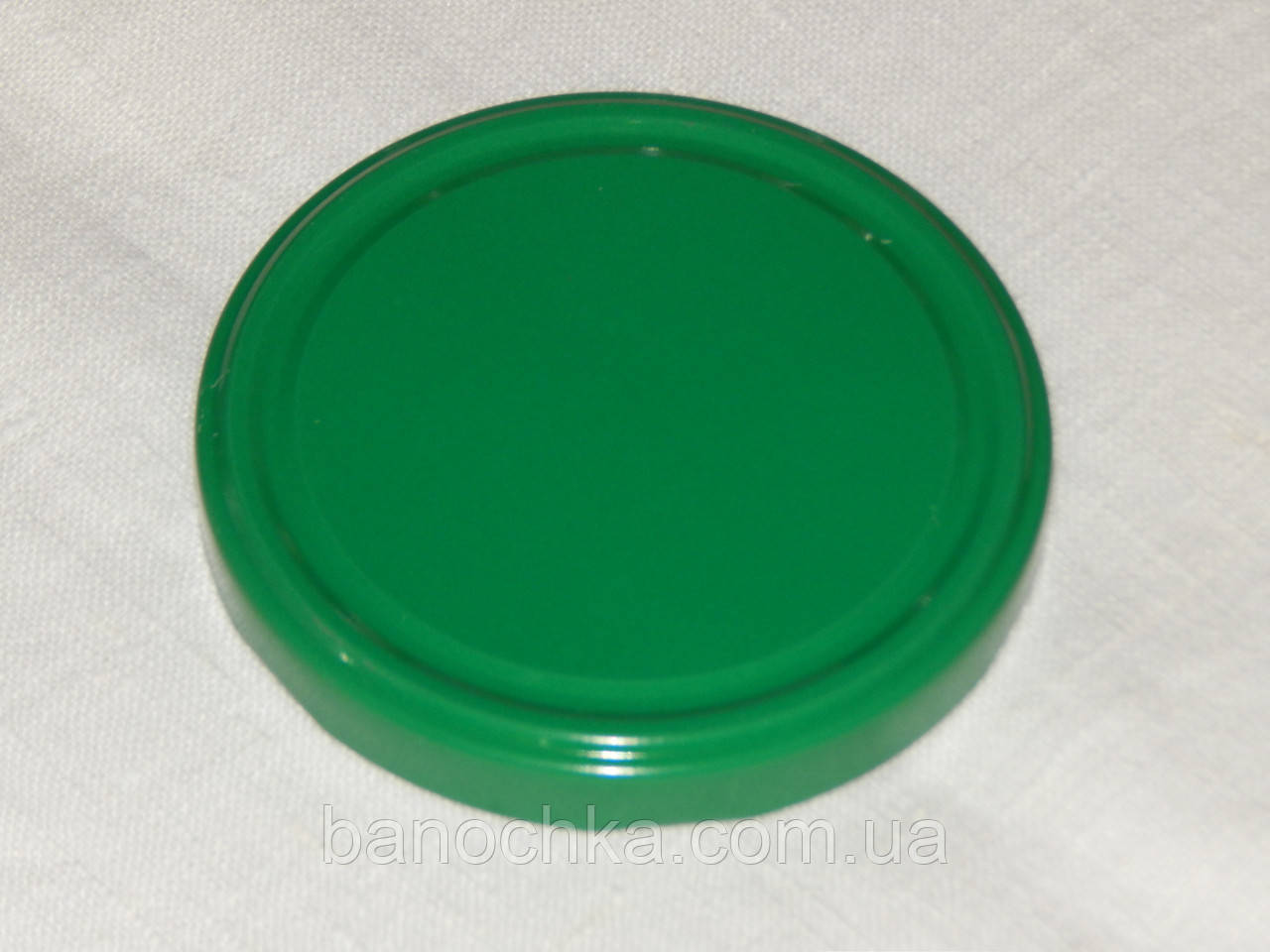 Кришка закаточна твіст-офф розмір 100 мм зелена (на банки з широкою горловиною)