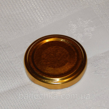 Кришка закаточна твіст-офф розмір 48 мм золото