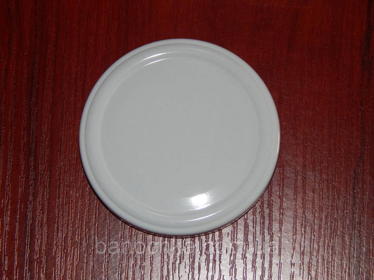 Кришка закаточна твіст-офф розмір 58 мм біла