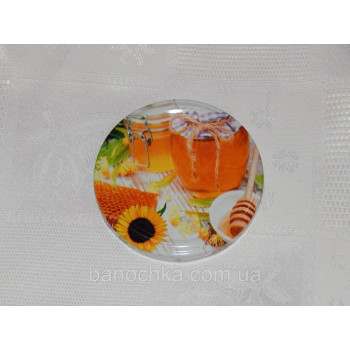 Кришка закаточна твіст-офф розмір 82 мм "Баночка меду"
