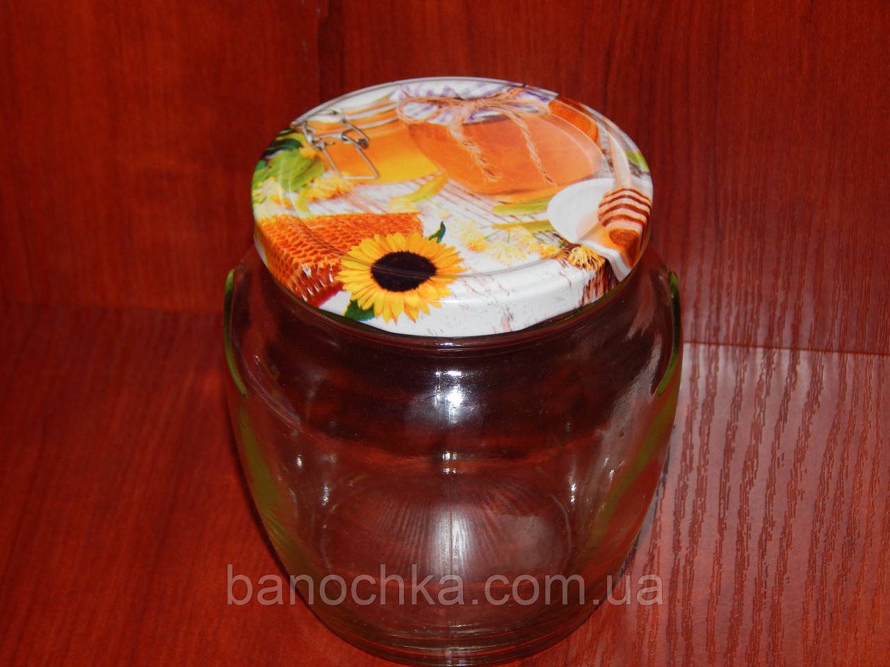 Кришка закаточна твіст-офф розмір 82 мм "Баночка меду"