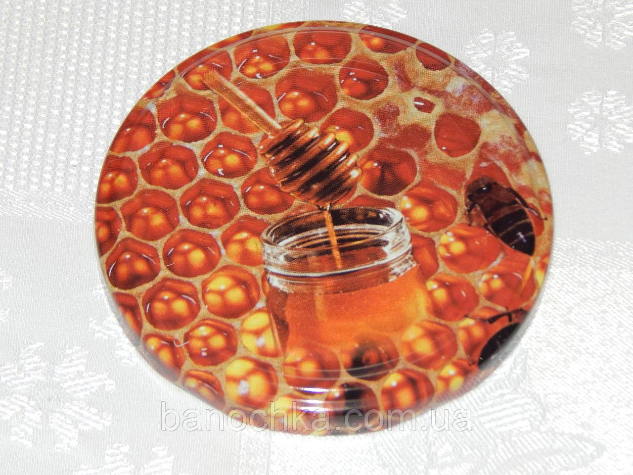 Кришка закаточна твіст-офф розмір 82 мм медовий мікс-2