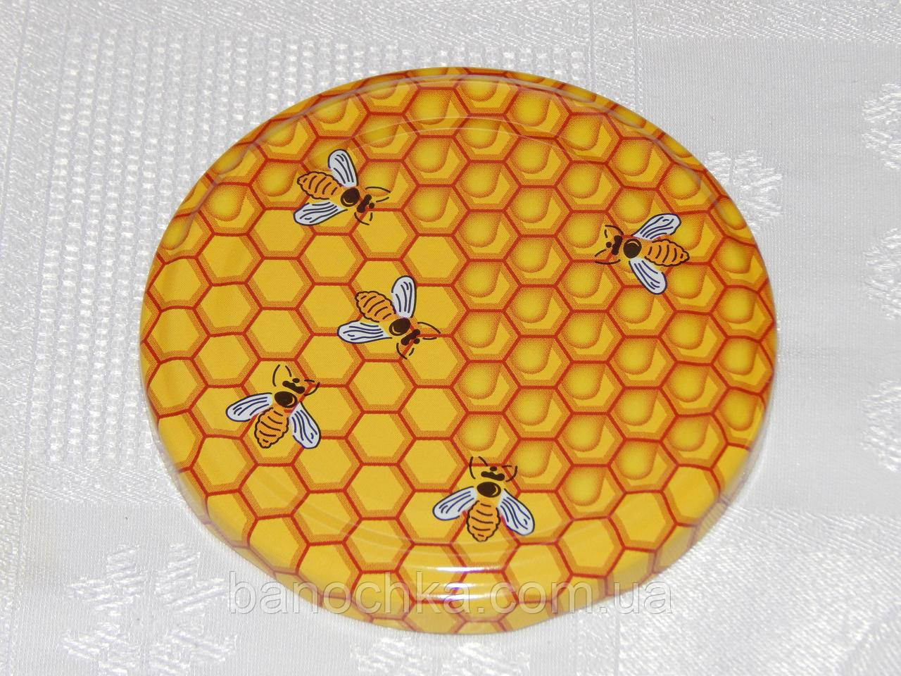 Кришка закаточна твіст-офф розмір 82 мм медовий мікс-2