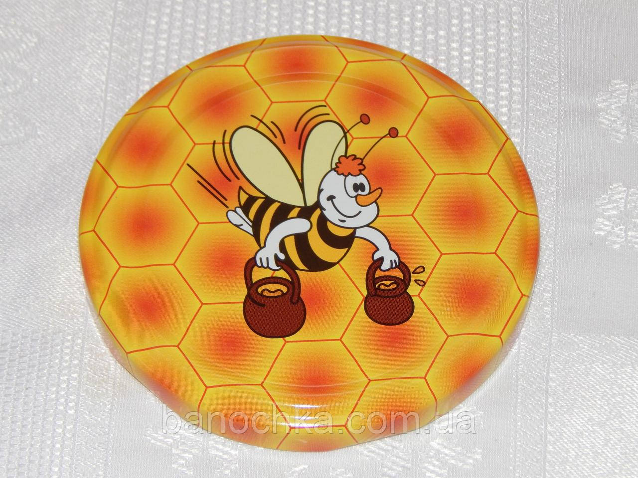 Кришка закаточна твіст-офф розмір 82 мм медовий мікс-2