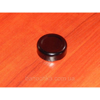 Кришка закаточна твіст-офф розмір 38 мм Deep чорна (висота 15 мм)