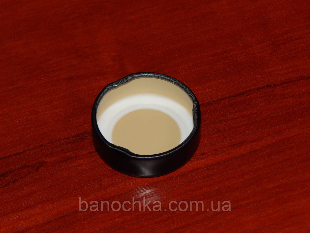 Кришка закаточна твіст-офф розмір 38 мм Deep чорна (висота 15 мм)