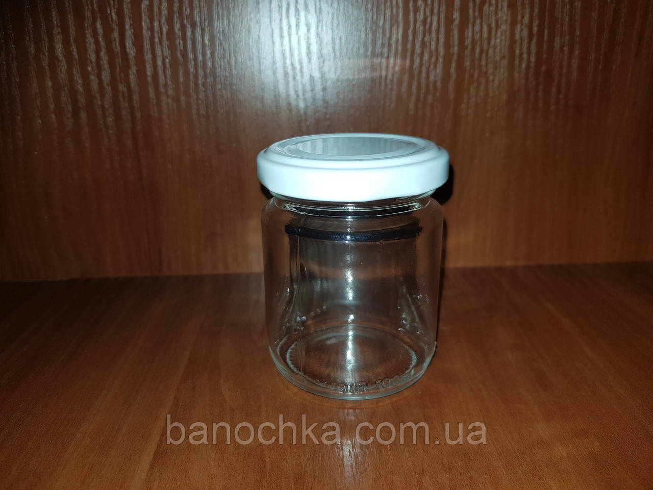 Банка скляна 100 мл з білою кришкою 53 мм (40 штук)