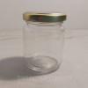 Банка склянна 100 мл з золотистою кришкою 53 мм (40 штук)