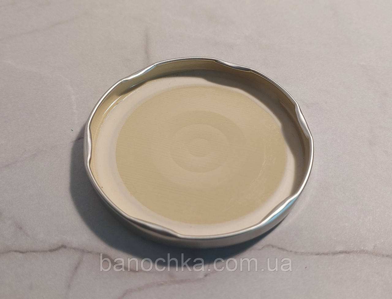 Кришка закаточна твіст-офф 82 мм срібло для стерилізації